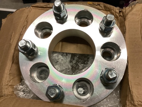 Wheel Spacers 5x4.5 - 5x5 Jeep - Lot 388