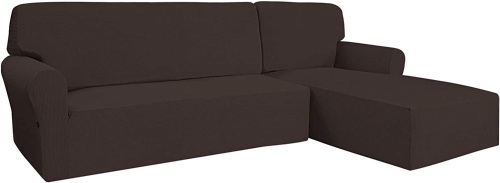 Easy-Going Stretch Sectional Slipcover, 2 Pieces for L-Shaped Sofa, XL - Lot 212