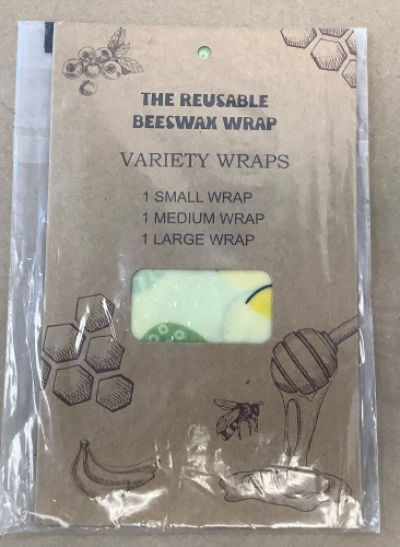 3pk Beeswax Wraps - Lot 284