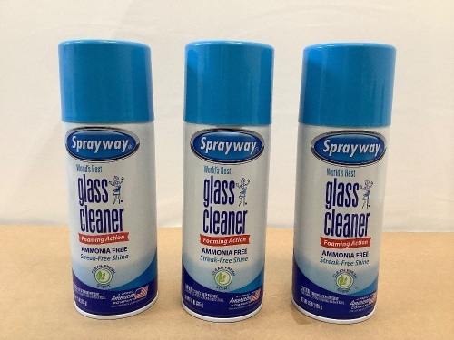 Lot of (3) Sprayway Glass Cleaner - Lot 285