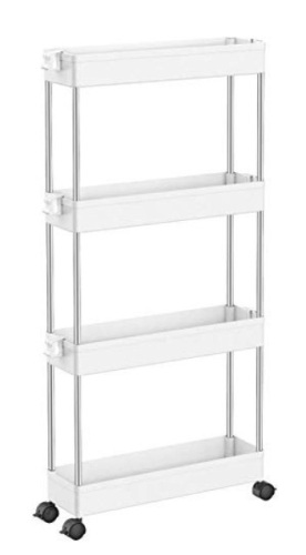 SPACEKEEPER 4 Tier Slim Storage Cart - Lot 337