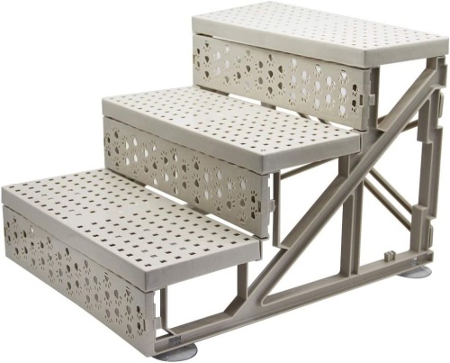 YOFIT Doggy Steps w/ Cover, Holds Up to 70 lbs - Lot 375