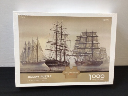 1000pc Jigsaw Puzzle - Ships - Lot 382