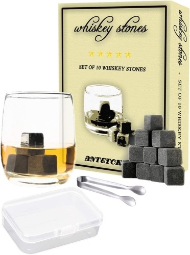 Whiskey Stones Gift Set Box of 10 - Lot 451