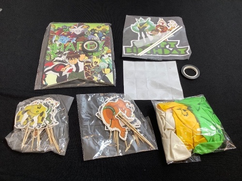 Lot of (13) Ben 10 Theme Birthday Party Packs - Lot 86