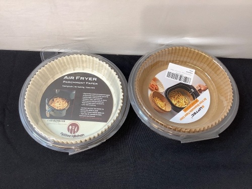 Lot of (2) Air Fryer Liner Packs (50pcs & 100pcs) - Lot 217