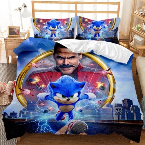 Sonic the Hedgehog Duvet Set, Approx 66x86 - Lot 238