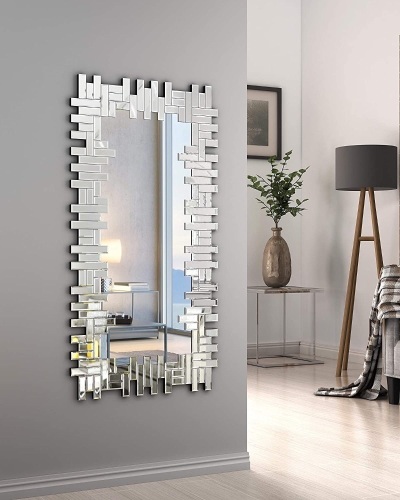 KOHROS Decorative Wall Mirror W 24.8" x H 47.3" - Lot 81