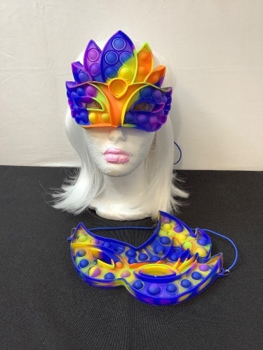 Lot of (12) 2pk Pop It Masks - Lot 360