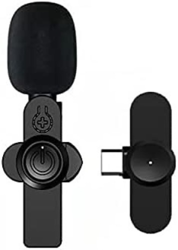Collar Clip Wireless Radio Microphone, Type-C-Android Interface - Lot 275