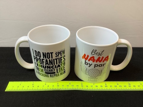 Lot of (2) Ceramic Mugs - Lot 467