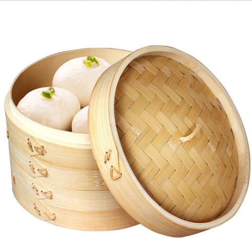Bamboo Steamer 10 Inch - Lot 482