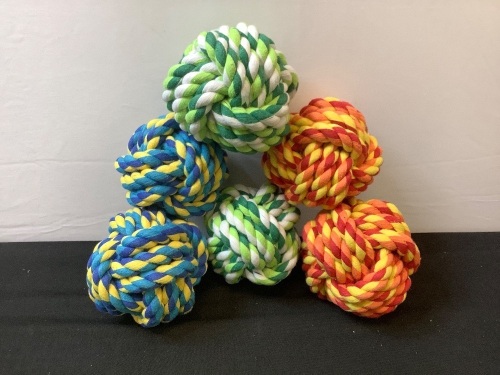 Lot of (2) Bags of 6 Dog Toys - Lot 411
