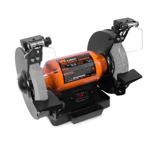 WEN BG4282 4.8-Amp 8-Inch Single Speed Bench Grinder with LED Work Lights - Lot 8135