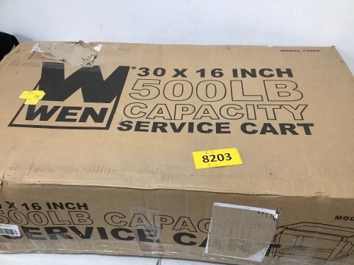 WEN 73002 Service Cart 500lb Capacity 30"x16" - Lot 8203