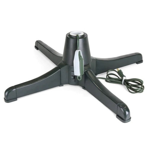 360-Degree Rotating Christmas Tree Stand w/ 3 Settings, 3 Outlets - Lot 8271