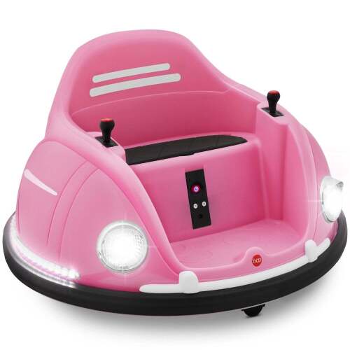 6V Kids Ride On Bumper Car Toy w/ Remote, Harness, Lights, 360 Degree Spin - Lot 8329