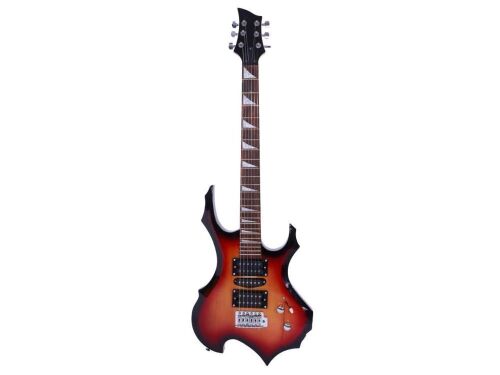 Sunset Flame Type Beginner Practice Right-Handed Electric Guitar Set - Lot 278