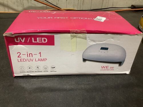 2-in-1 LED/UV Nail Lamp  - Lot 406
