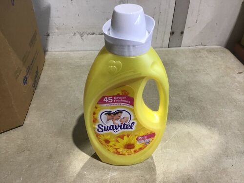 Case of (6) Suavitel Liquid Fabric Softener, Morning Sun 46 oz, 39 Small Loads - Lot 426