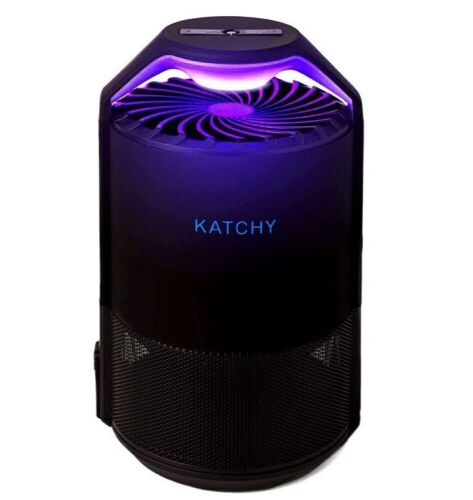 Katchy Indoor Fruit Fly Suction & Glue Trapper, Black - Lot 437