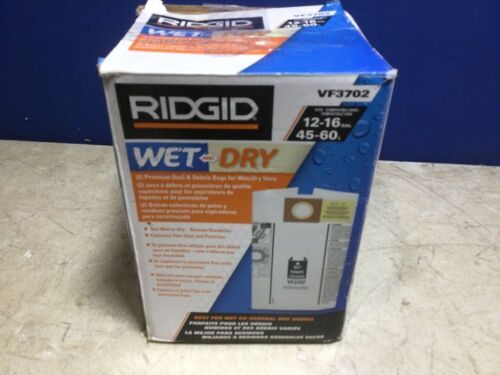 RIGID Premium Size A Wet or Dry Dust and Debris Bags for Select 12 to 16 Gallon RIDGID Wet/Dry Shop Vacuums (2-Pack) - Lot 472