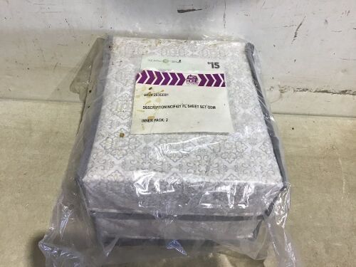Lot of (2) 4 Piece Full Sheet Set  - Lot 633