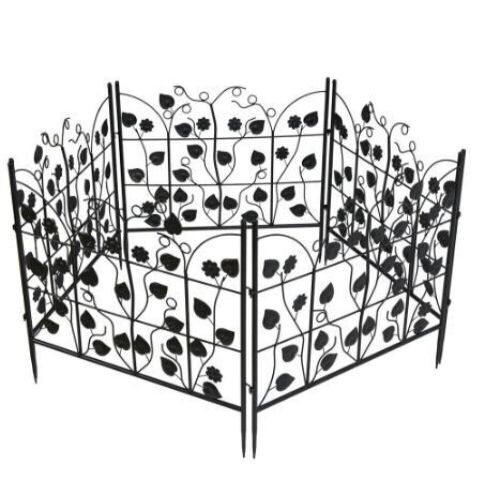 Decorative Garden Fence Panels, 5 Pc - Lot 637