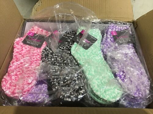 Case of (24) Ladies Slipper Socks, 2pk - Lot 754