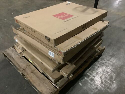 Lot of (9) Uninspected Fireplace Screens  - Lot 194