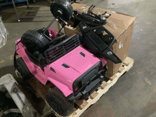 Lot of (2) 12V Ride On Cars - For Parts or Repair  - Lot 213