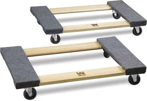 Pack of (2) 18 x 30 inch Movers Dollies - 1000lb Capacity - Lot 576