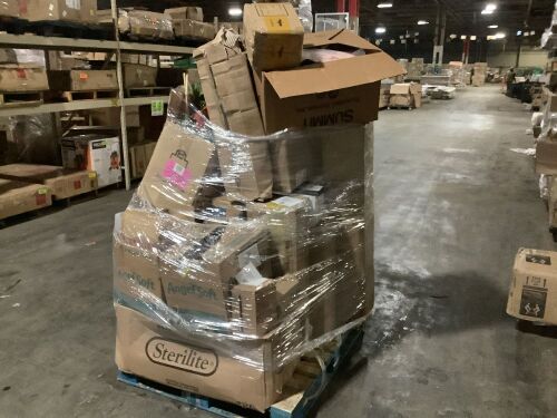 Pallet of DG Holiday Home Decor (Mice in Some) & a Box of New Clothes - Lot 183