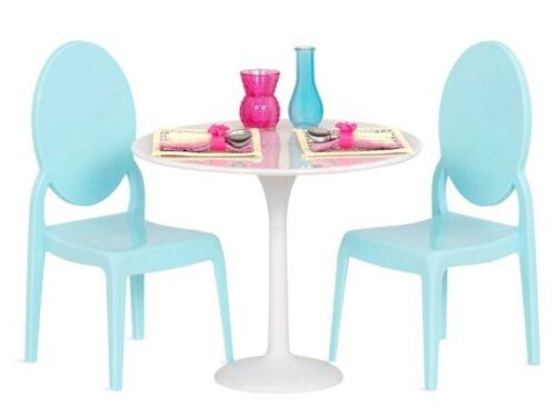 Case of (2) Our Generation Furniture Playset for 18" Dolls, Table for Two in White & Blue - Lot 216