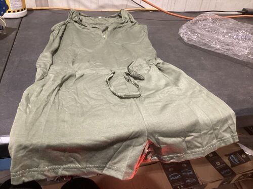 Lot of (2) Olive Green Rompers, M - Lot 804