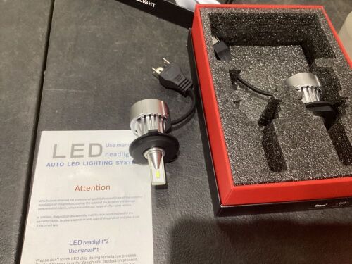 LED Headlight Bulbs  - Lot 968