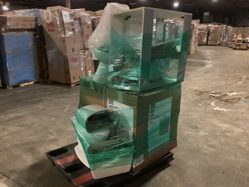 Pallet of Toilets & Bathroom Vanities - Store Returns, For Parts or Repair  - Lot 486
