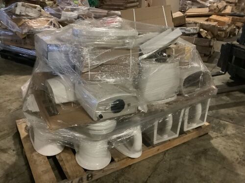 Pallet of American Stanndard Toilet Parts & Pieces, Lots of Useable Pieces - Lot 648