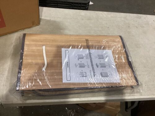 Bamboo Laundry Hamper  - Lot 370