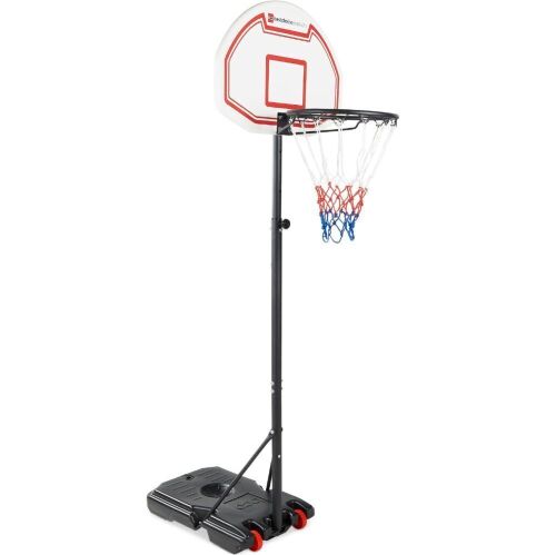 Kids Height-Adjustable Basketball Hoop, Portable Backboard System w/ Wheels  - Lot 393