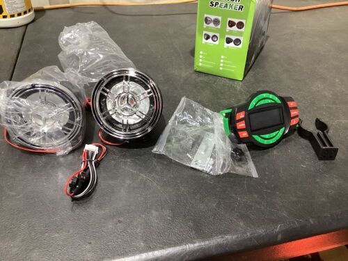Motorcycle Audio w/ 3" Speaker - Lot 525
