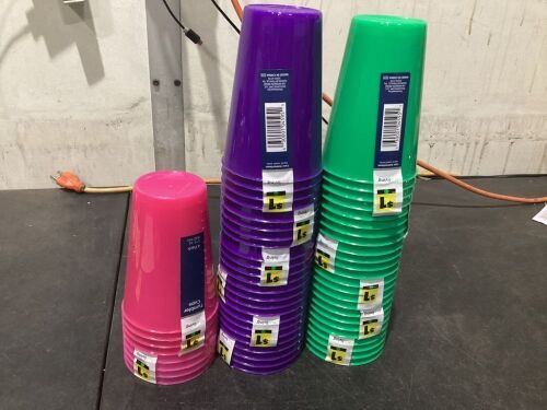 Lot of (56) Plastic Tumbler Cups  - Lot 504