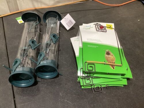 Lot of (2) Bird Feeders & (8) Hummingbird Swings  - Lot 514