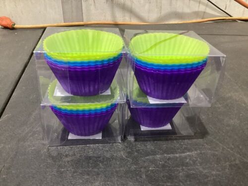 Lot of (4) Silicone Baking Cups, 6 pc - Lot 787