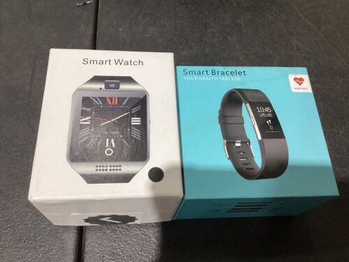 Lot of (3) Smart Watches & (2) Smart Bracelet Health Tracker - Lot 1069