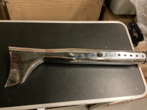 Motorcycle Shark Fin Exhaust Muffler - Lot 78