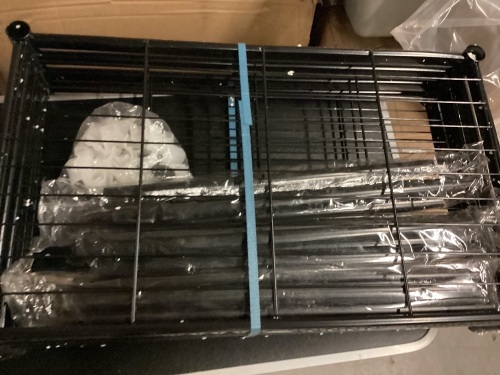 Black Metal Wire Shelf - Lot 89