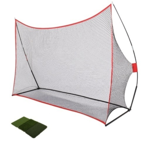Portable Golf Practice Net, 10x7ft, with Hitting Mat - Lot 108
