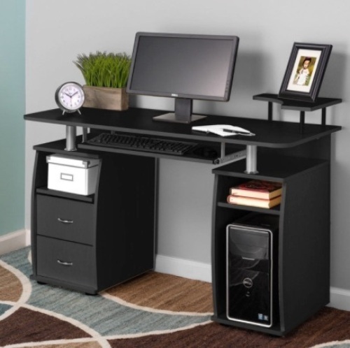 Computer Desk, Missing Hardware - Lot 192