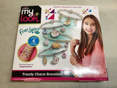 Lot of 2 Cra Z Art My Look Charm Bracelet Kit - Lot 262